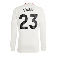 Billiga Manchester United Luke Shaw #23 Tredje fotbollskläder 2023-24 Långärmad